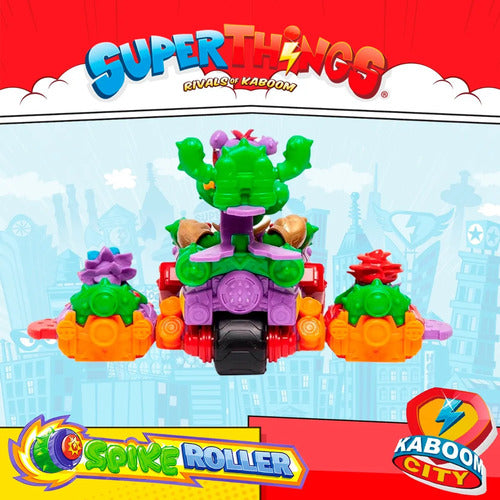 Superthings Vehiculo Spike Roller Rivals Of Kazoom Original