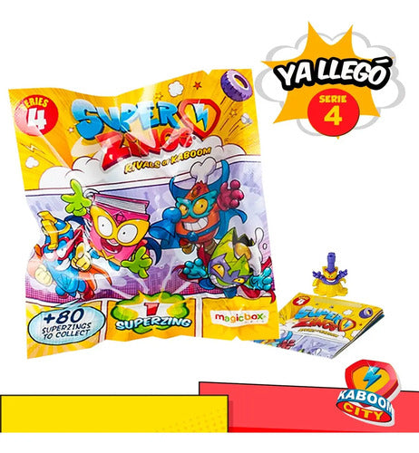 1 Sobre Onepack Superzings Serie 4 Original Coleccionables