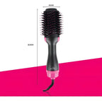Cepillo Alisador Secador One Step Ion Modelo Nv-7211 Rosa
