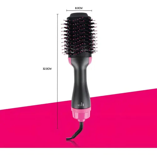 Cepillo Alisador Secador One Step Ion Modelo Nv-7211 Rosa