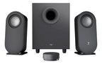 Parlantes Y Subwoofer Logitech Z407 80w Control Inalambrico Negro