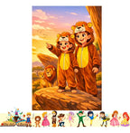 Trajes Disfraces Cuentos Infantiles Dia Del Libro Halloween Leon 7-9