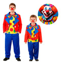 Disfraz Payaso Cuentos Infantiles Dia Del Libro Halloween Colorido