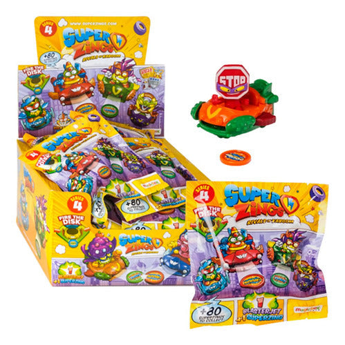 24 Sobres Blasterjet Superzings Serie 4 Original Coleccion