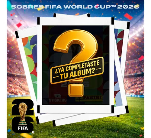 Pack 30 Sobre Fifa World Cup 2026 Original Panini 210 Lamina Fifia World Cup Pack 30