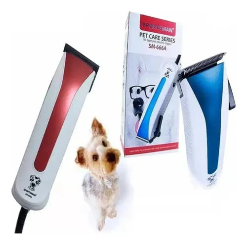 Máquina Corta Pelo Para Perros Y Gatos Sportsman Blanco