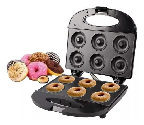 Maquina Para Hacer Mini Donas Rosquillas Facil Negro