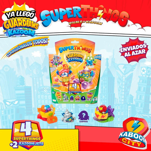 Superthings Guardians Of Kazoom Blister 4 Coleccionables