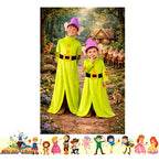 Disfraz Traje Enano Cuento Infantil Dia Del Libro Halloween Verde