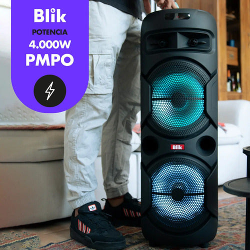 Parlante Karaoke Blik-wavemax2 Negro