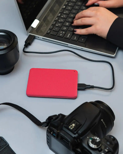 Disco Duro Externo Toshiba Canvio Advance 4tb Usb 3.0 Portátil Rojo Hdtca40xr3ca