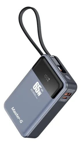Cargador Portatil Bateria Power Bank Master-g 20.000mah 65w