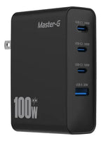 Cargador Master-g Carga Rapida 100w Universal + Cable Usb-c Negro