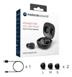 Audifonos Inalambricos Motorola Moto Buds 105 Tws Bluetooth Black