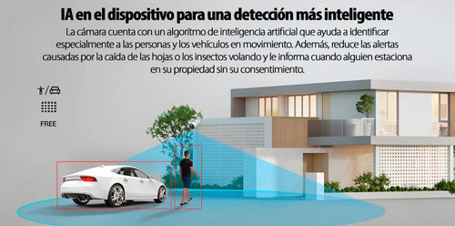 Camara Wifi Ip Ezviz H3 2k Colorvu Exterior Ip67 Microsd Blanco