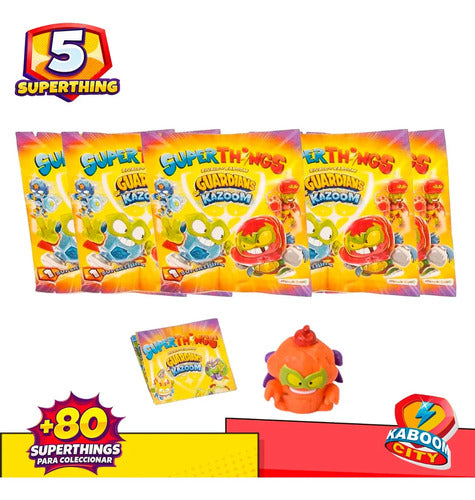 Superthings Serie Guardians Of Kazoom 5 Sobres One Pack