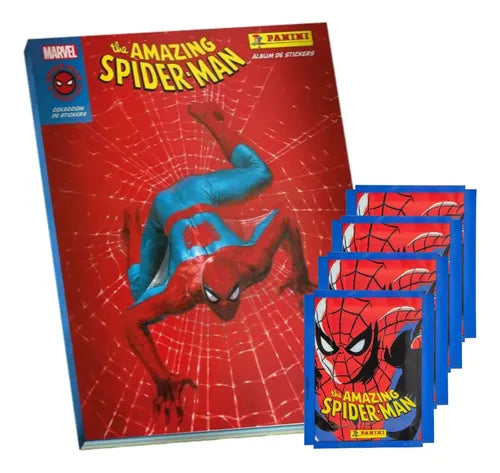 Album Tapa Dura 60th Anniversary Spiderman + 25 Sobres