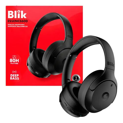 Audifonos Inalambricos Blik Essence600 Bt 5.4 Bateria 80h Negro