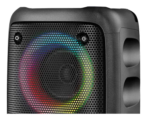 Parlante Karaoke Blik Voice3 Bt 5.3 Radio Tf/sd Tws Rgb 7h Negro