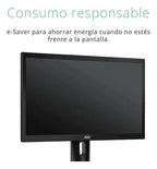 Monitor Aoc Con Pantalla De 21.5  60hz Y Resolución Full Hd Negro