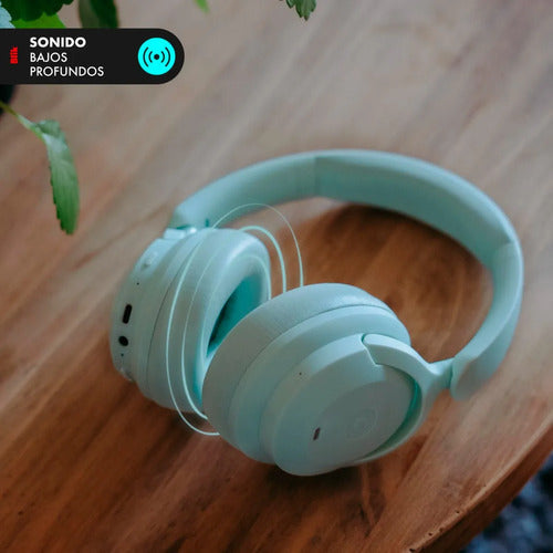 Audifonos Inalambricos Blik Soul900 Anc Tws 60hrs + Estuche Verde