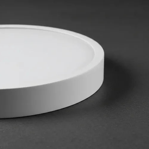 Panel Led Foco Blanco Frío 28cm Sobrepuesto Redondo 24w Blanco
