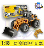 Camión Caterpillar A Control Remoto Realista 1:18 Señal 2.4g Amarillo