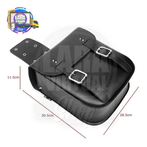 Alforjas Para Moto Top Case 2 Unidades Estilo Shopper Negro
