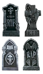 Set 4 Lapidas Accesorios Decoracion Fiestas Halloween 40cm