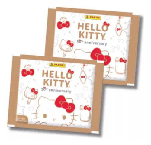 Pack 20 Sobres Hello Kitty 50th Anniversary Panini 100 Lamin Hello Kitty