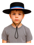 Sombrero Huaso Baile Cueca Niños Tradicion Fechas Patrias Negro Infantil 48cm