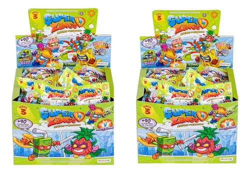 Super Zings Pack 2 Cajas De 25 Figuras Coleccionable Serie 3