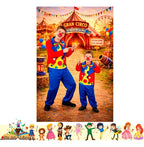 Disfraz Payaso Cuentos Infantiles Dia Del Libro Halloween Colorido