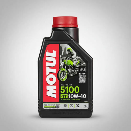 Aceite Para Motor Motul 5100 10w-40 1l Aceite Motos Sintetic