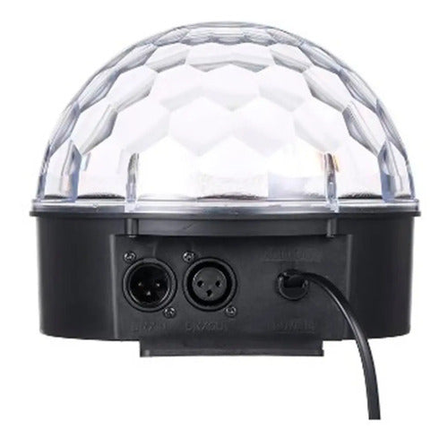 Bola Magica Escenario Led Lampara Colores Musical Con Usb