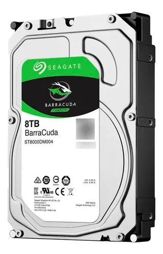 Disco Duro Interno Seagate Barracuda 8tb Pc / Dvr Vigilancia Plateado