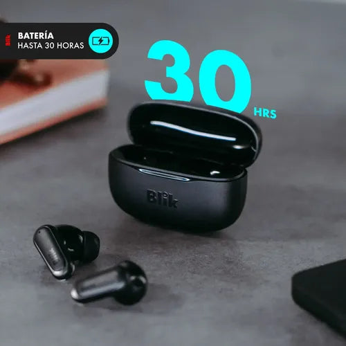 Audifonos Bluetooth Inalámbricos Blik Air500 Negro (nuevo Con Caja Abierta)