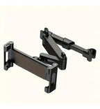 Soporte Ajustable De Celular Y Tablet Giro 360° Para Asiento Color Negro