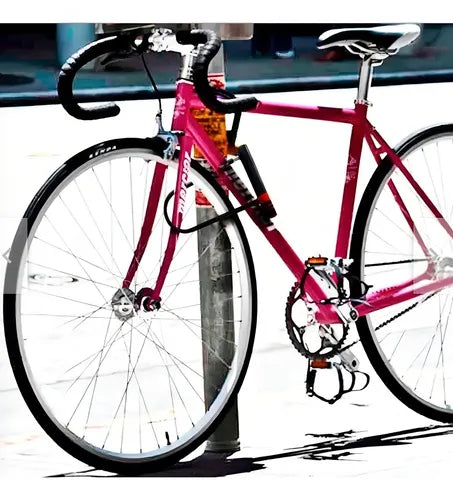 Candado U Lock Para Bicicleta Y Moto 2 Llaves Anti Robo Color Negro