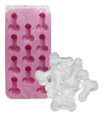 Bandeja Hielera Figura Pene Despedida De Soltera Rosa
