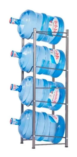 Rack Para 4 Bidones De Agua 20l Estante Organizador Hierro