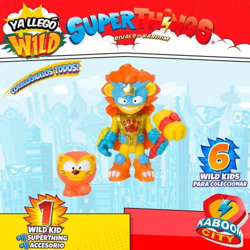 Superthings Wild 1 Kid Roarrior +1 Superthings +1 Accessorio