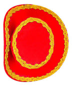Gorro Sombrero Caporal Fiestas Patrias Danzas Tradicionales Rojo Estándar Ajustable