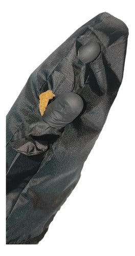 Cubre Puños Manos Con Chiporro Protector De Frio Impermeable Color Reflectante Gris Izquierdo/derecho