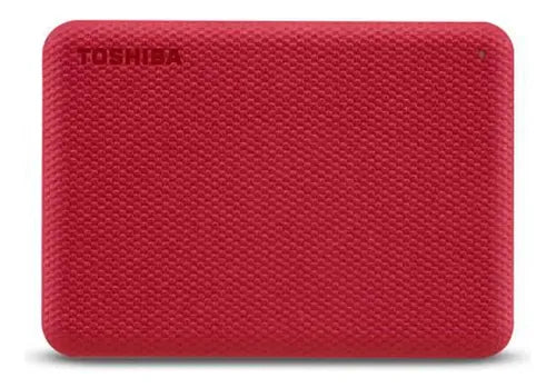 Disco Duro Externo Toshiba 1tb 2.5  Usb 3.2 Canvio Advance Rojo