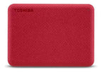 Disco Duro Externo Toshiba 1tb 2.5  Usb 3.2 Canvio Advance Rojo