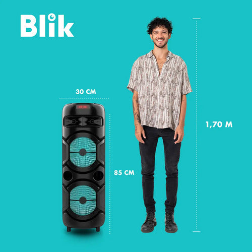 Parlante Karaoke Blik-wavemax2 Negro