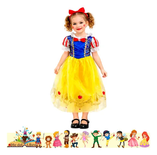 Trajes Disfraces Cuentos Infantiles Dia Del Libro Halloween Blanca Nieves 5-6