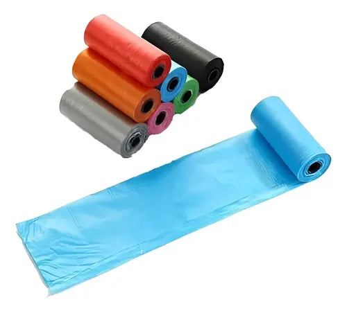 20 Rollos De Bolsa Para Caca Portátiles De Colores Multicolores