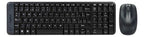 Kit Teclado Y Mouse Inalambrico Logitech Mk220 Usb Español Negro